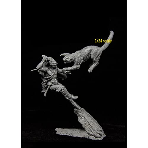Figura modelo guerrero antiguo 1:24 en resina sin armar miniatura 1