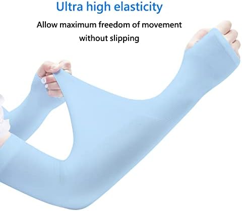 Miniatura 2 de Kaariss Mangas de brazo refrescantes para hombres o mujeres protección solar UV deportes golf correr fútbol ciclismo tatuaje