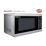 SHARP SMC1162KS Countertop Microwave Oven with Removable 12.4" Carousel Turntable, Orville Redenbacher's Certified, 1.1 Cubic Feet CuFt, Stainless Steel - Image 4