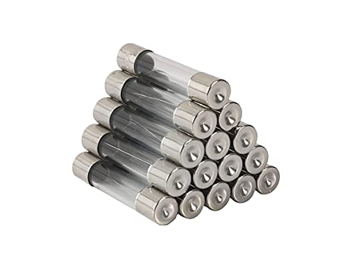Owofydr 24 Value 408Pcs Fast-Blow Glass Fuse Assortment Kit 250V 5×20Mm 0.25 0.5 1 2 3 4 5 6.3 8 10 15 20A 6×30Mm 0.75 1 2 3 4 5 6 7 8 10 15 20A In A Plastic Box #TOP5
