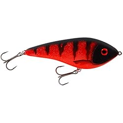 Señuelo Wobbler Westin Swim Sinking Wobbler Jerkbait - Señuelo de pesca, 10 cm, color fuego