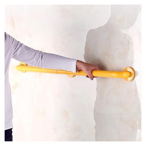 Rampe d'escalier en acier inoxydable de haute qualité jaune 80 cm avec support mural fixe - 5