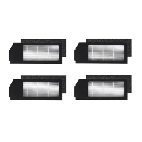 Dust Container Filter Accessory, Compatible for ECOVACS Deebot X1 Turbo/Omni, Vacuum Cleaner dust Container with Filter Accessory.(4 Filters)