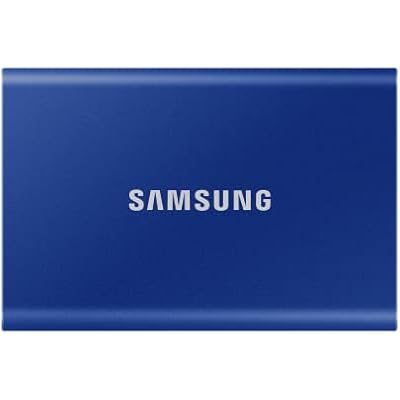 Samsung T7 Portable SSD - 1 TB - USB 3.2 Gen.2 External SSD Indigo Blue