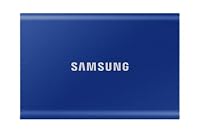 Samsung Portable SSD T7, 1TB, Indigo Blue, USB3.2, Type-C, R/W(Max) 1,050MB/s, Aluminium Case