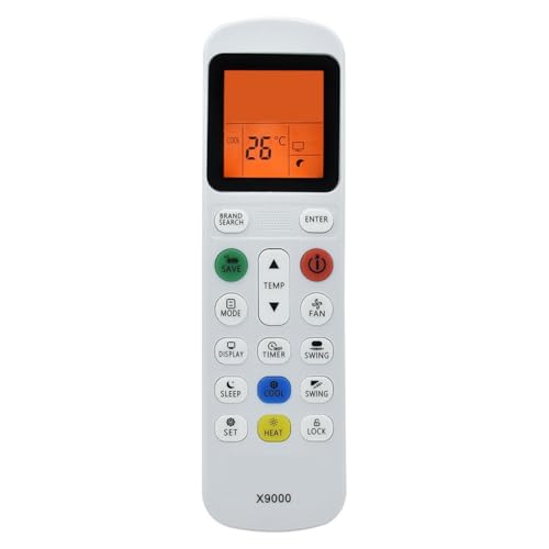X9000 Universally Air Conditioner Remote Wide Compatibility, User Friendly
