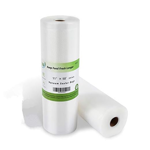 Vacuum Sealer Bags Heavy Duty, 11x 50 Vacuum Sealer Bags (2 packs) 100 ft Roll Vacuum Sealer Bags, Food Vacuum Sealer Bags, Meat Vacuum Sealer Bags, Fit nutrichef, foodsaver, jzbrain oliso weston Vacuum Sealer Bags, BPA Free Sous Vide, Best Deal!