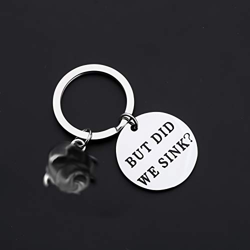 CENWA Boating Gift Sailor Gift Sailing Present But Did We Sink Keychain4