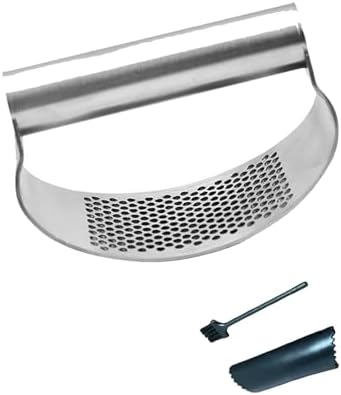 Garlic Press Rocker Stainless Steel, Kitchen Mincer Tool