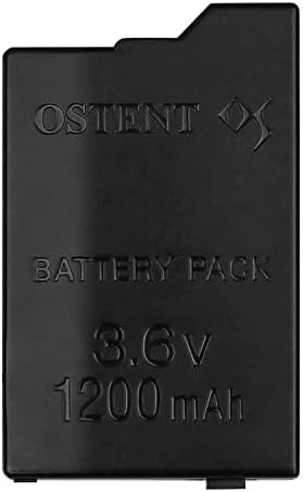 OSTENT High Capacity Quality Real 1200mAh 3.6V Lithium Ion Li-ion Polymer Rechargeable Battery Pack Replacement for Sony PSP 2000/3000 PSP-S110 Console