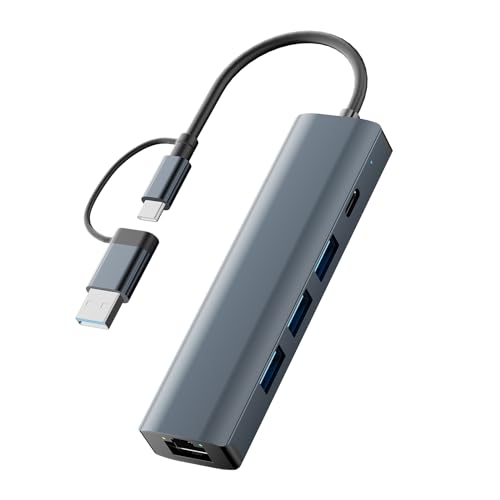 Hub USB C avec Ethernet Gigabit et 3 ports USB 3.0 pour MacBook
