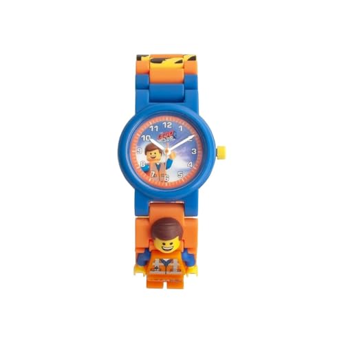 Image of LEGO Unisex Child Quartz Multicolor Dial, Multicolour Band Watch, Analogue Classic Display and Plastic Strap
