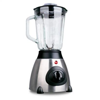 Picadora cocina eléctrica Trituradora Eldom 500W, vaso cristal, cuchillas acero inoxidable, ideal para verduras, frutas, hielo, capacidad 1.5L, seguro y resistente
