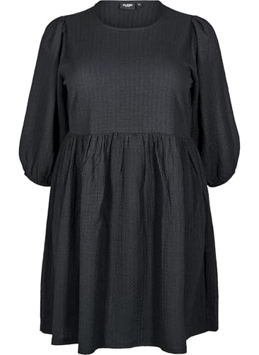 Zizzi Flash Damen Große Größen Kleid 3/4 Ärmel A-Linie Größen Gr XL Black