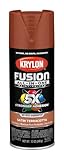 Krylon Fusion All-In-One Adhesive Spray Paint for Indoor/Outdoor Use, 12 oz, Terracotta