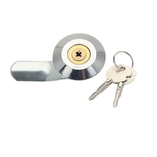 Cerradura de leva de larga duración con llave para proteger equipos y herramientas valiosos (B)