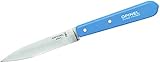 Gesamtlänge: 19.2cm Opinel Erwachsene Küchenmesser No. 112, rostfreier Sandvik-Stahl, hellblauer Buchenholzgriff Messer, Mehrfarbig, One Size