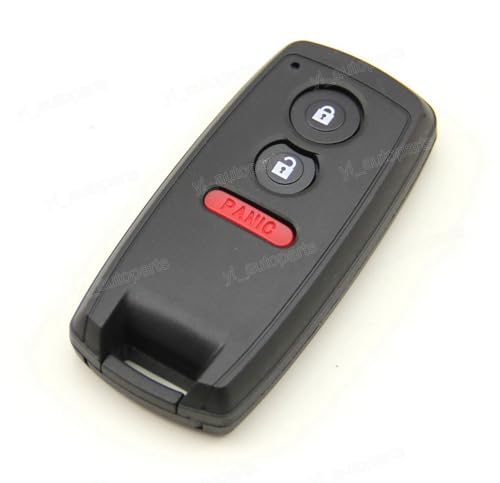 3 Buttons Remote Smart Prox Key Shell Case + Insert Blade Compatible With Suzuki Swift SX4 Liana Grand Vitara XL-7 KBRTS003