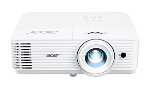 Acer X1827 DLP-Beamer - 4K UHD (3.840 x 2.160 Pixel), 4.000 ANSI Lumen, 10.000:1 Kontrast, 3D, Keystone, 1x 10 Watt Lautsprecher, HDMI (HDCP), weiß, Home Cinema/Business
