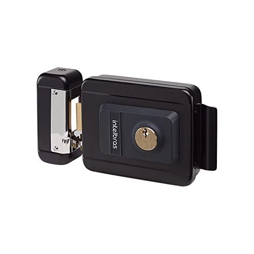 Fechadura Elétrica de Sobrepor FX 2000 AJ Preto Intelbras