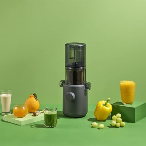 Miniatura 6 de Exprimidor En Frío Compacto Para Frutas Y Verduras - Máquina De Zumos Y Helados - Motor Silencioso Fácil Limpieza Sin Bpa Diseño Minimalista Y Eficiente Hurom