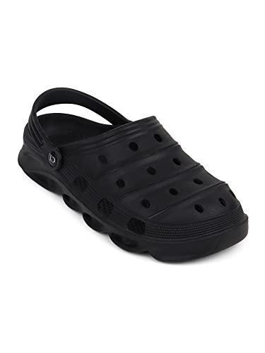 Image of Carlton London Men's Solid Comfortable Clogs with Backstrap