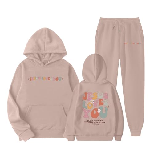 Sweat à capuche fille hiver kaki ensemble pantalon vêtement chaud enfant 3-4 ans
