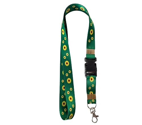 Cordão Girassol identificação Deficiencia Oculta Autismo Pcd Tdah + Porta Crachá