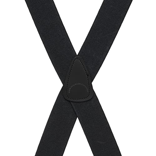 Image of Suspender Store 1.5-Inch Wide Elastic X-Back Suspenders - Nickel Pin Clips - 11 Colors & 4 Sizes Including Big & Tall