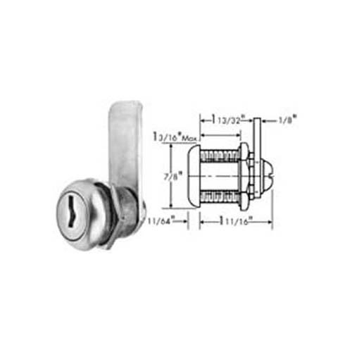 STANDARD KEIL Stainless SteelFaced Cylinder Lock with Key