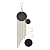 Memorial Wind Chimes Outdoor,Garden Wind Chimes with 6 Aluminum Alloy Tubes and Hook,Memorial Wind Chimes for Home Decor Garden Patio Outdoor