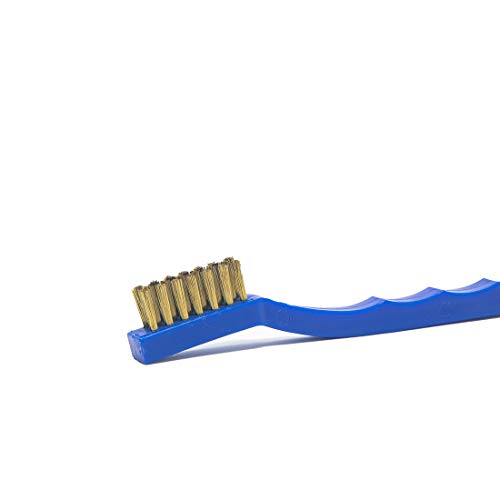 Osborn 83112Sp Economy Small Cleaning Stainless Brass Scratch Brush, 3/8" Brush Area Width, 7-1/4" Overall Length #TOP1