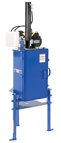 Vestil HPC-405 Steel Hydraulic Pail Crusher 5 Gallon Capacity Blue