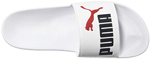 PUMA PUMA Men's Leadcat Slide Sandal, White-Night Sky, 8 M US
