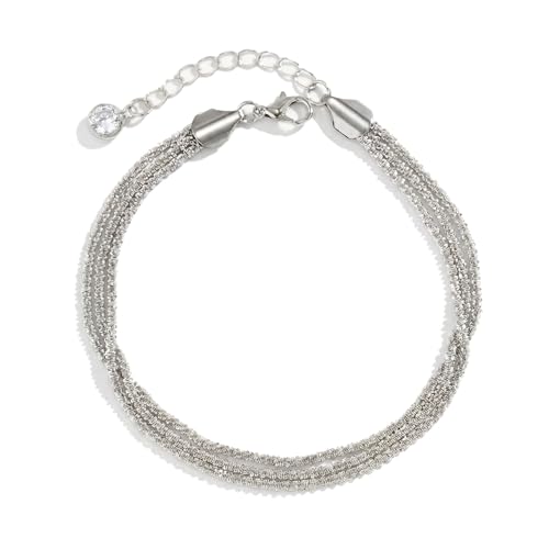 Image of Dainty Gold Shell Pearl Charm Ankle Bracelet for Women Trendy non-Tarnish Adjustable Anklet Summer Beach Fashion Jewelry Gift