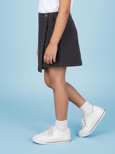 Image of KiddoPanti Girls Denim Over Lap Shorts