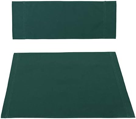 4 Colors Casual Directors Chair Canvas Seat Back Cover Replacement Kit - Green