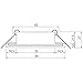 SEBSON Foco empotrable Techo para baño (IP44) incl. GU10 casquillo (LED/Halógeno) -...
