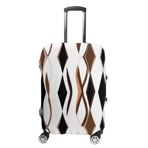 Vertical Stripes Artistic Geometry Luggage Covers Washable Travel Suitcase Cover Elastic Baggage Protector