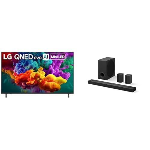 Image of LG 65-Inch Class QNED evo AI QNED84B Series Mini LED 4K Smart TV (65QNED84BUA, 2026) S80TR 5.1.3 ch. OLED evo TV Matching Home Theater Soundbar with Rear Surround Speakers and Wireless Subwoofer