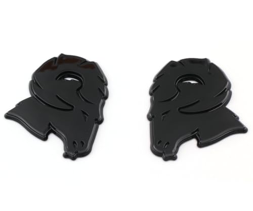 Emblemas de cabeza Hellcat negros para Ram 1500 2500 3500 soluciona perfil aburrido