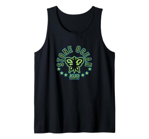 JoJo's Bizarre Adventure Stone Ocean Butterfly Logo Anime Tank Top