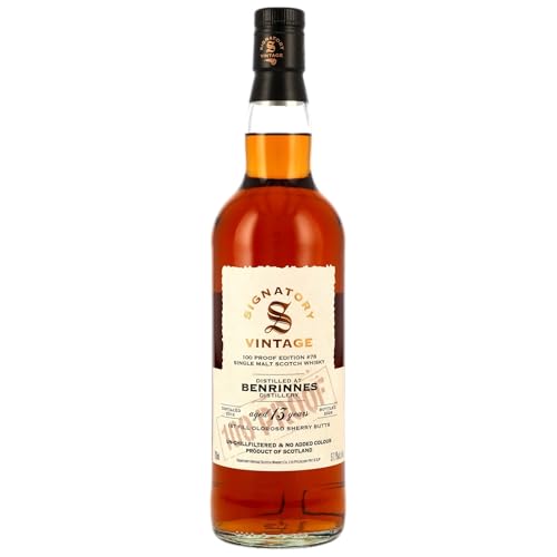 Benrinnes 2012/2026 – 13 Years Old – 1st Fill Oloroso Sherry Butts – Signatory 100 Proof...