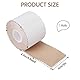 Blasenpflaster Füße Tape 5cmx4,5m Selbstklebend Moleskin Bandage Rolle, Anti-Tragen Ferse Pads für Haut, Füße, Körper, Blasen, Schwielen, Hühneraugen