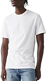 Levi's Slim 2-pack Crewneck Tee Camiseta, White + White, M Hombre