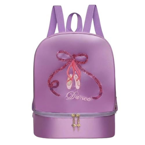 Mochila de ballet para evitar malos olores con fondo aislado para zapatillas de danza