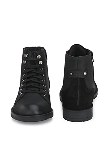 Image of Delize Men's Black /Brown Derby Boots