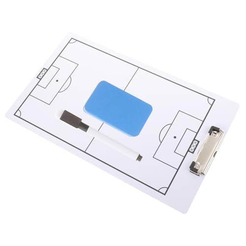 BESPORTBLE 1 Set Handball Marker Board Kit Double Sided Writing Board with Pen Durable Clipboard for and Players for Handball Training and Matches