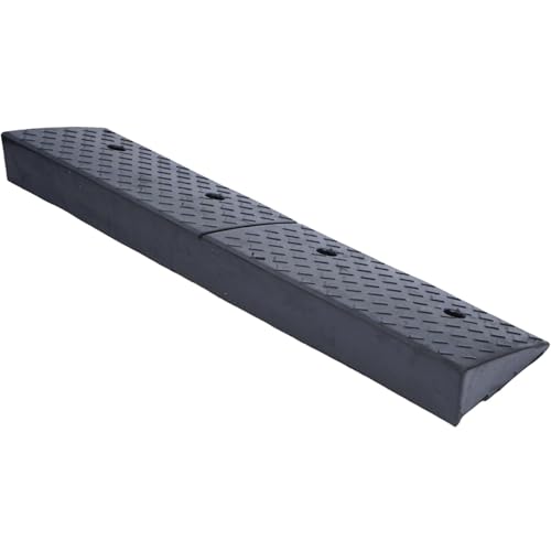 Rampa para bordillo SOYDAN, rampa portátil resistente para entrada de garaje, muelle de carga y acera, capacidad de carga de 6600 lb (2 toneladas), para automóvil, scooter y motocicleta miniatura 1