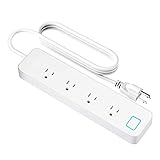 Smart Power Strip Wifi Smart Plug Compatible with Alexa Outlet and Google Home Remote Control and App Control Your Device Individually or Grouply Anywhere